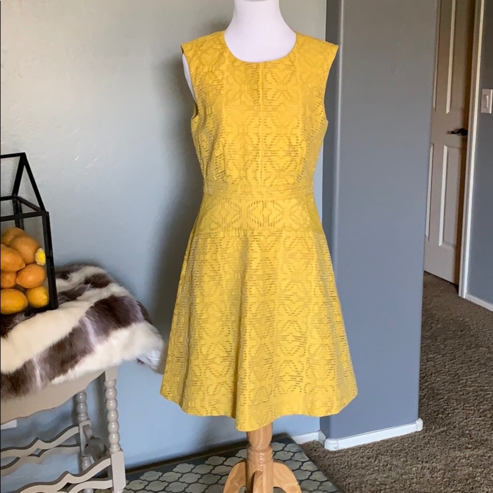 J. Crew Golden Yellow Sleeveless Dress